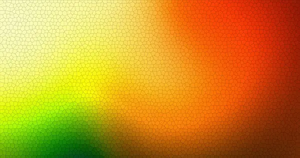 Soyut Renkli Gradyan Deseni Mozaik Doku Arkaplan Tasarımı Yeşil Turuncu Kırmızı