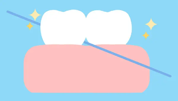Ağız ve diş bakımı örnekleme diş ipi