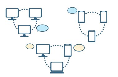 Ağ bağlantısı Smartphone PC Tableti