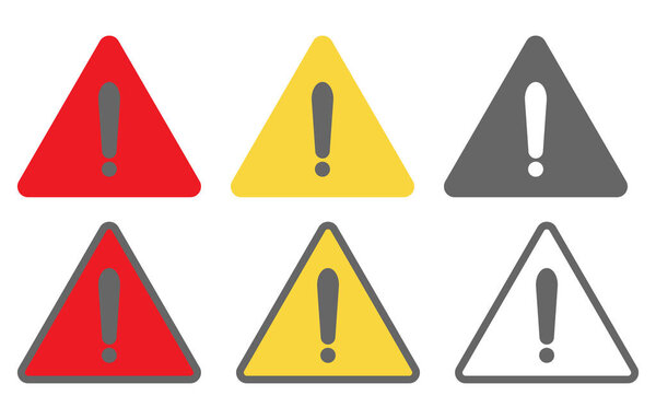 Знак треугольника с восклицательным знаком опасности