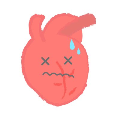 Kalp ritmi zayıf, el yazısı karakter.