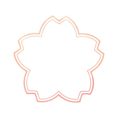 Kutlama damgası, simge çerçeveli kiraz çiçeği tipi