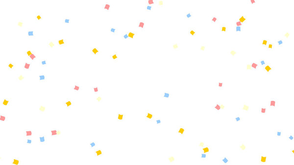 Векторная иллюстрация с красочными конфетти-танцами