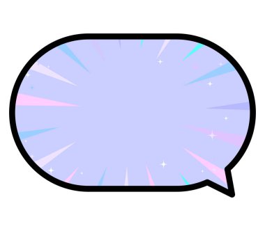 Basit komik konuşma baloncukları konuşma baloncukları renkli