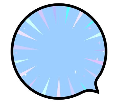 Basit komik konuşma baloncukları konuşma baloncukları renkli