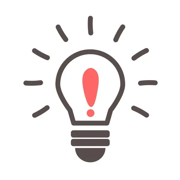 Parlayan bir görüntü ile parlayan bir ampulün tasviri