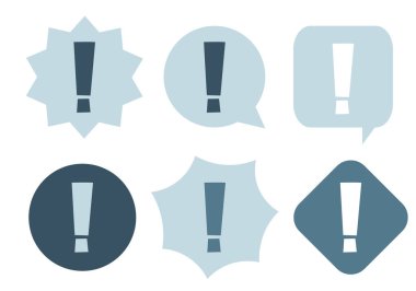 Ünlem işareti konuşma balonu ünlemi