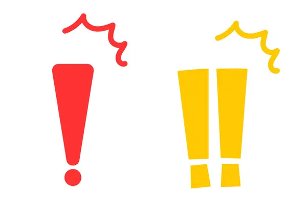 Ünlem işareti konuşma balonu ünlemi