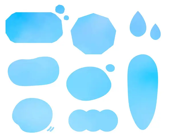 Mavi açık mavi soğuk görüntü motifi malzeme