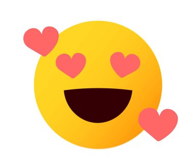 Emoji, duygu simgeleri, yüz ifadelerinin çizimleri.