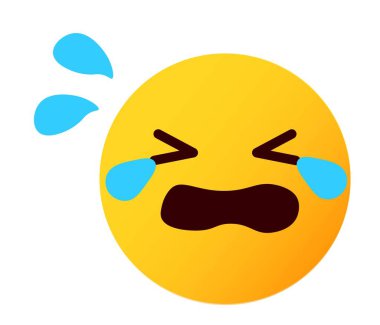 Emoji, ifade, yüz ifadeleri, ağlama.