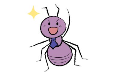 Maaş sahibi işçi karıncalar maaş ve notlarının artmasından memnunlar.