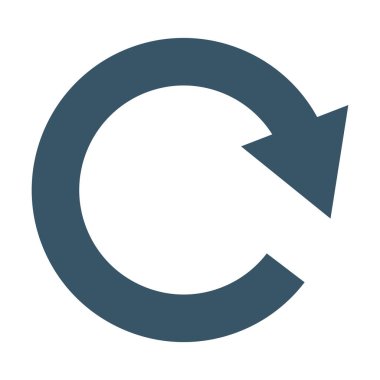 Dönen oklar dairesel ok simgesi Hızlı ileri