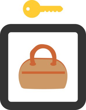 Bozuk para dolap işareti Harita sembolü