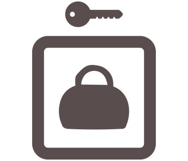 Bozuk para dolap işareti Harita sembolü