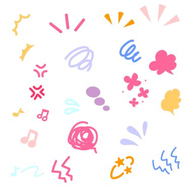 El çizimi çizgi film işareti