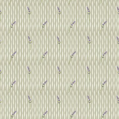 Çiçeksiz desenli lavanta ve kırsal dekorlu. Provence çiçekli arka plan. Tekstil, ambalaj, ev dekorasyonu için suluboya el çizimi