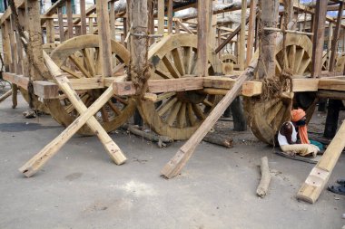 Ratha Puri Odisha Hindistan 'da işlem yapıyor.