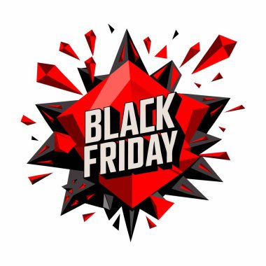 Black Friday Sale Promotional Banner clipart