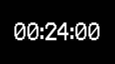 Zaman yönetimi kavramları, zamanlamaları ve teslim tarihleri, bloglar veya sosyal medya paylaşımları için uygun beyaz dijital zamanlayıcı ile 30 saniye geri sayım zamanlayıcısı