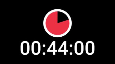 Zaman yönetimi, zaman projeleri, verimlilik, sunum slaytları veya geri sayım videoları için 55 saniye geri sayım zamanlayıcısı mükemmel