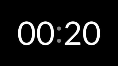 25 saniyelik geri sayım zamanlayıcısı zamanlayıcı, geri sayım, teknoloji, dijital saat, sunumlar için mükemmel