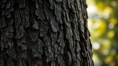 A close-up of rough tree bark with intricate patterns and natural grooves. clipart