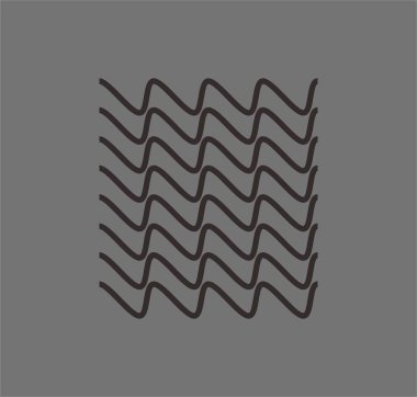 Kablo şekilli bandın vektör illüstrasyonu.