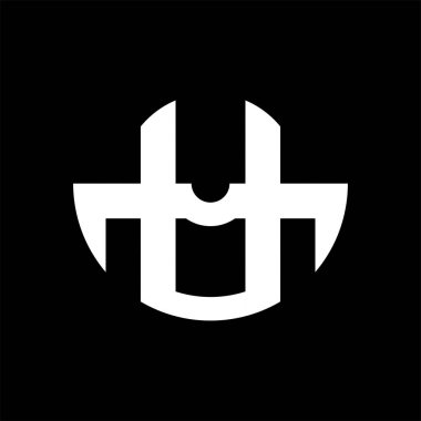 alfabe f simgesi dizayn şablonu.