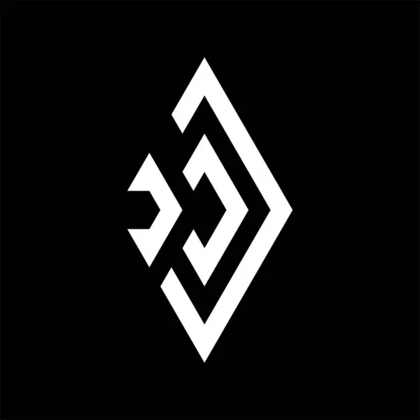 Projekt Logo Geometrycznym Stylem Abstrakcyjny Nowoczesny Szablon Projektu — Wektor stockowy
