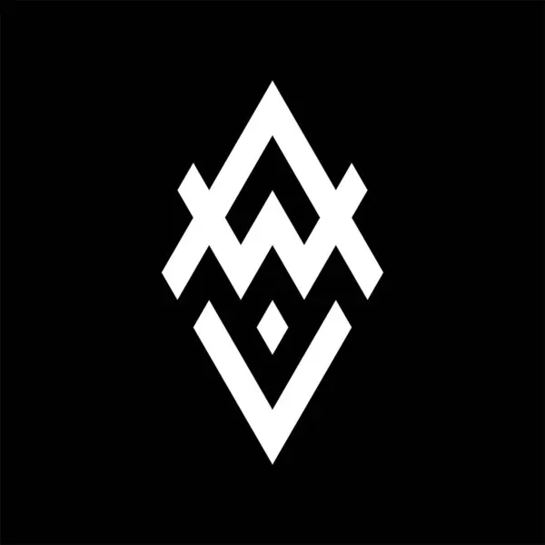 Triángulo Logotipo Icono Vector Elementos Diseño — Vector de stock
