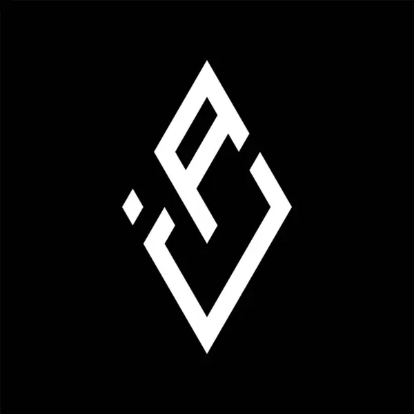 Litera Logo Monogram Wektor Projektu — Wektor stockowy