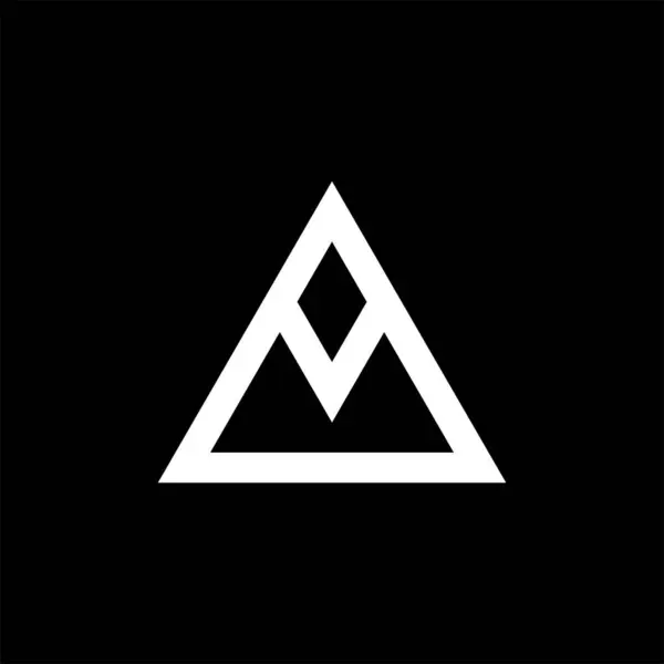 Triángulo Triángulo Geométrico Triángulo Triángulo Vector Vector Icono Del Logotipo — Vector de stock