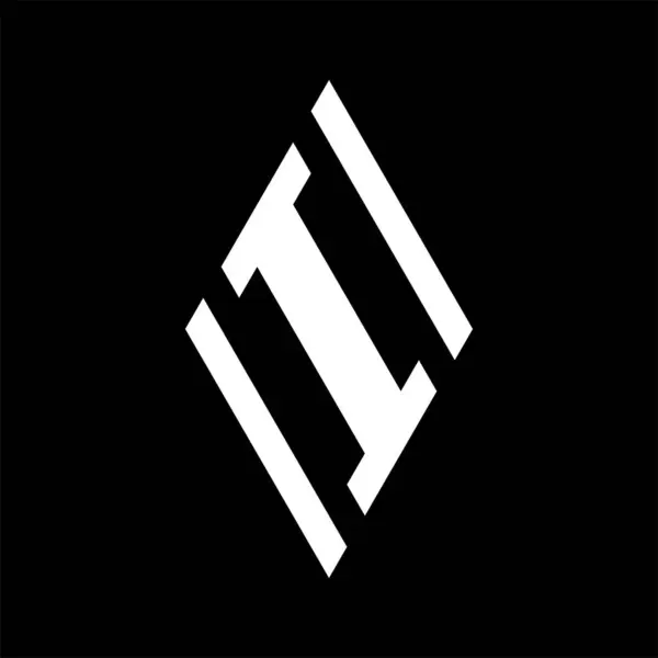 Projekt Logo Literą Ikoną Kreatywny Wzór Alfabetu — Wektor stockowy