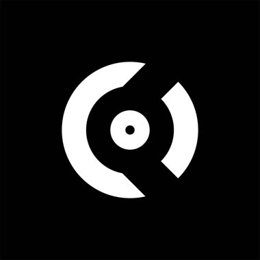 Modern b-c müzik simgesinin vektör çizimi