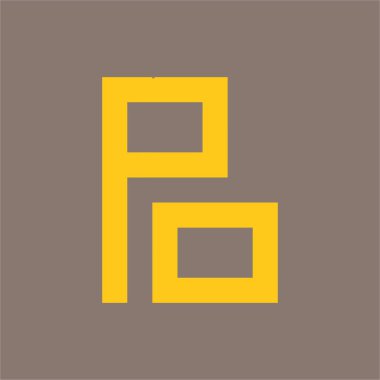 alfabe harfleri baş harfleri monogram logo, kartvizit, h ve f