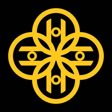 çiçek simgesi vektör illüstrasyonu