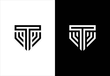 Modern logo monogram harfi c.