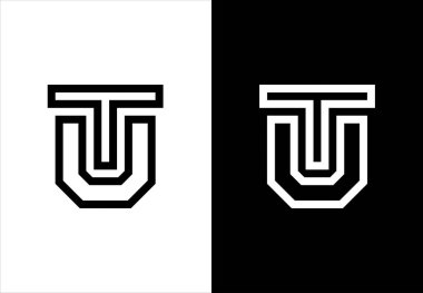 Üçgen biçimli ilk harf logosu tasarımı. Yuvarlak şekilli logo vektör logosuyla.