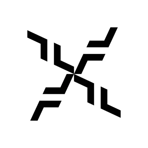 Letter Logo Design Vector Illustration Isolated White Background Letter Logo — Stock Vector