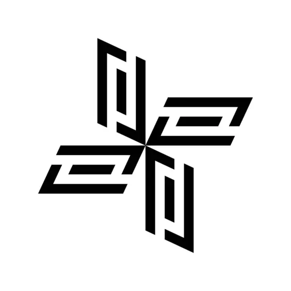 Cross Web Icon Simple Illustration — Stock Vector