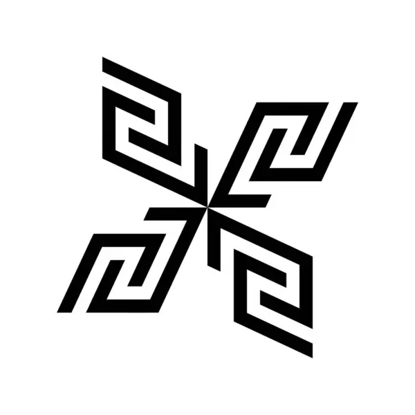 Ilustrație Vectorială Icoană Cruce Celtică — Vector de stoc