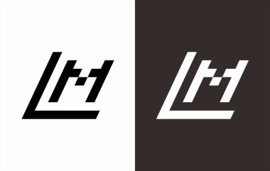 İlk harf m, m, monogram, m logo tasarımı