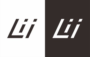 İlk harfler logo tasarımı, iş için monogram, yaratıcı ve logo illüstrasyonu.