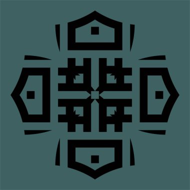 QR kod simgesi. Beyaz arkaplanda izole edilmiş web tasarımı için basit kod kod vektör simgesi çizimi