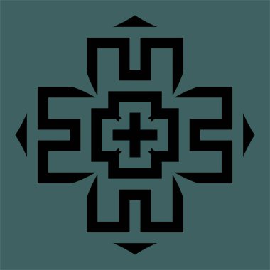 Soyut arkaplanın geometrik deseni