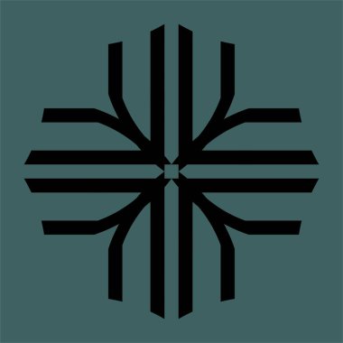 Projeniz için vektör kar tanesi simgesi