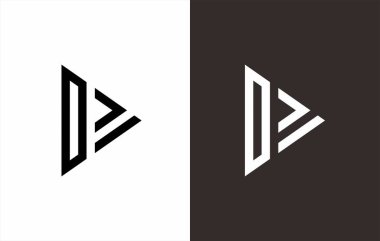 İlk harf logosu m, yaratıcı logo tasarımı, vektör tasarım şablonu