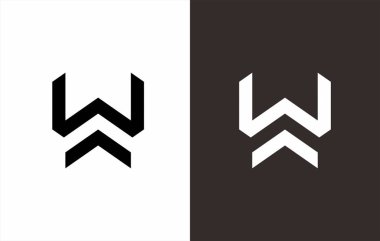 W ve G harfi Logo Simge.