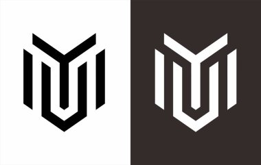 İlk harfler logo monogram tasarımı